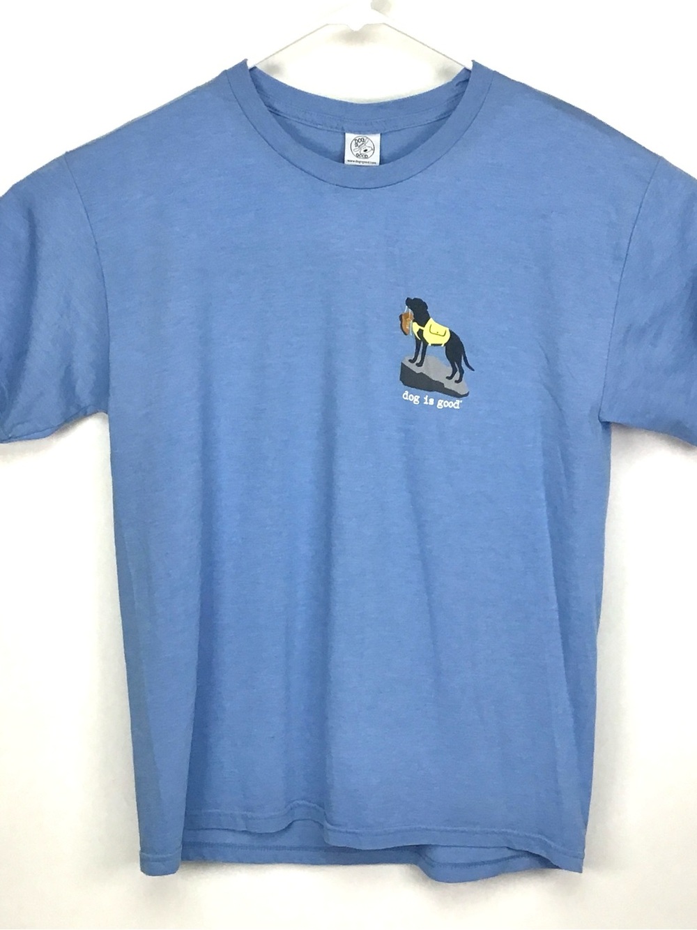 Dog Is Good men’s short sleeve graphic tee shirt large